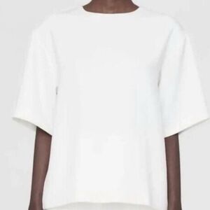 Anine Bing Classic White Blouse